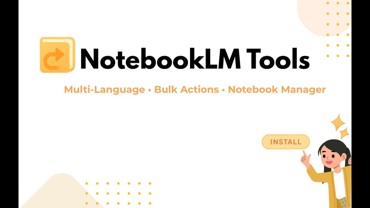 NotebookLM Tools Demo - How to bulk import sources and organize notebooks