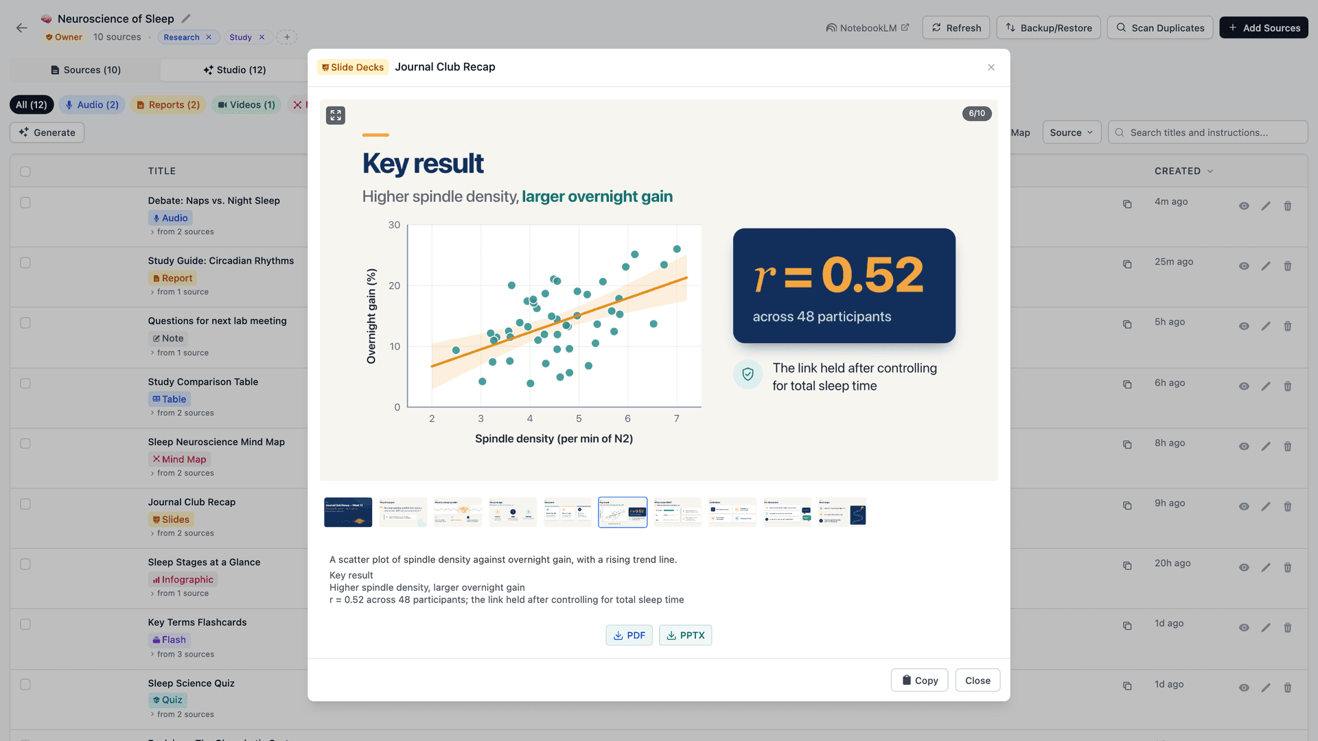 PDFとPPTXダウンロードに対応したNotebookLM Toolsのスライドビューア