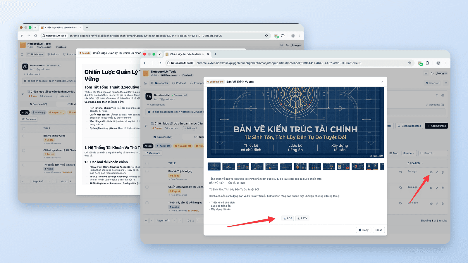 Einen NotebookLM-Foliensatz mit NotebookLM Tools als PDF exportieren