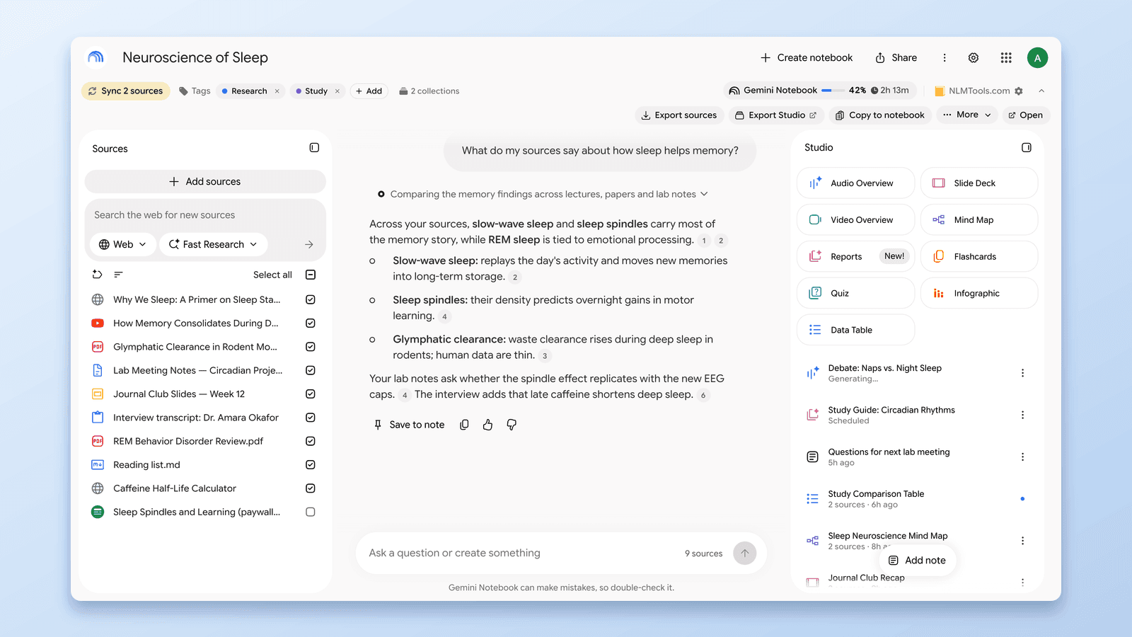 NotebookLM 自动同步 Google 文档——局限与批量刷新