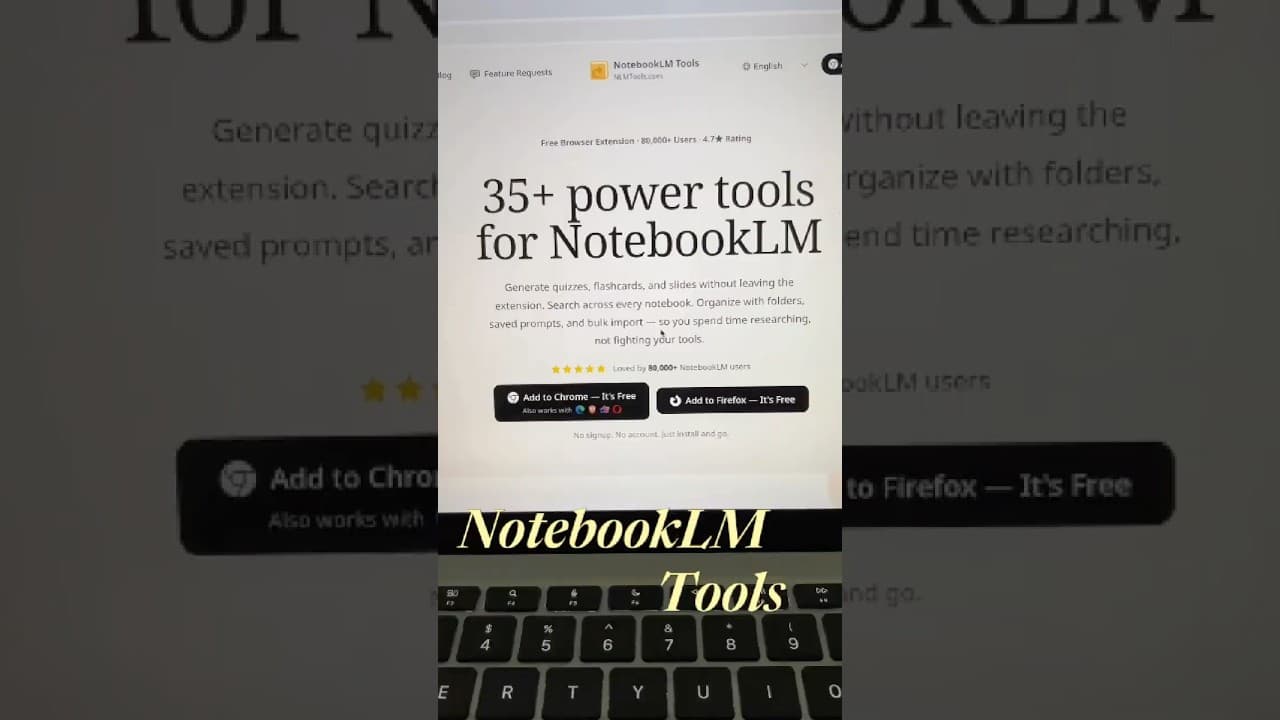 NotebookLM got way easier after I found this extension